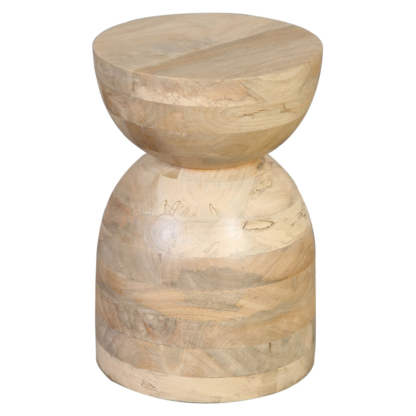 Ambrose End Table - Mango Wood - Natural Wash