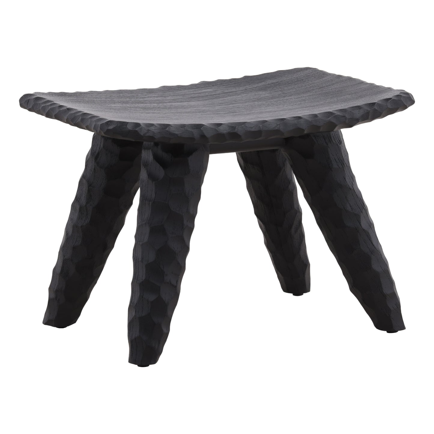 Valencia Stool - Mindi Wood - Black