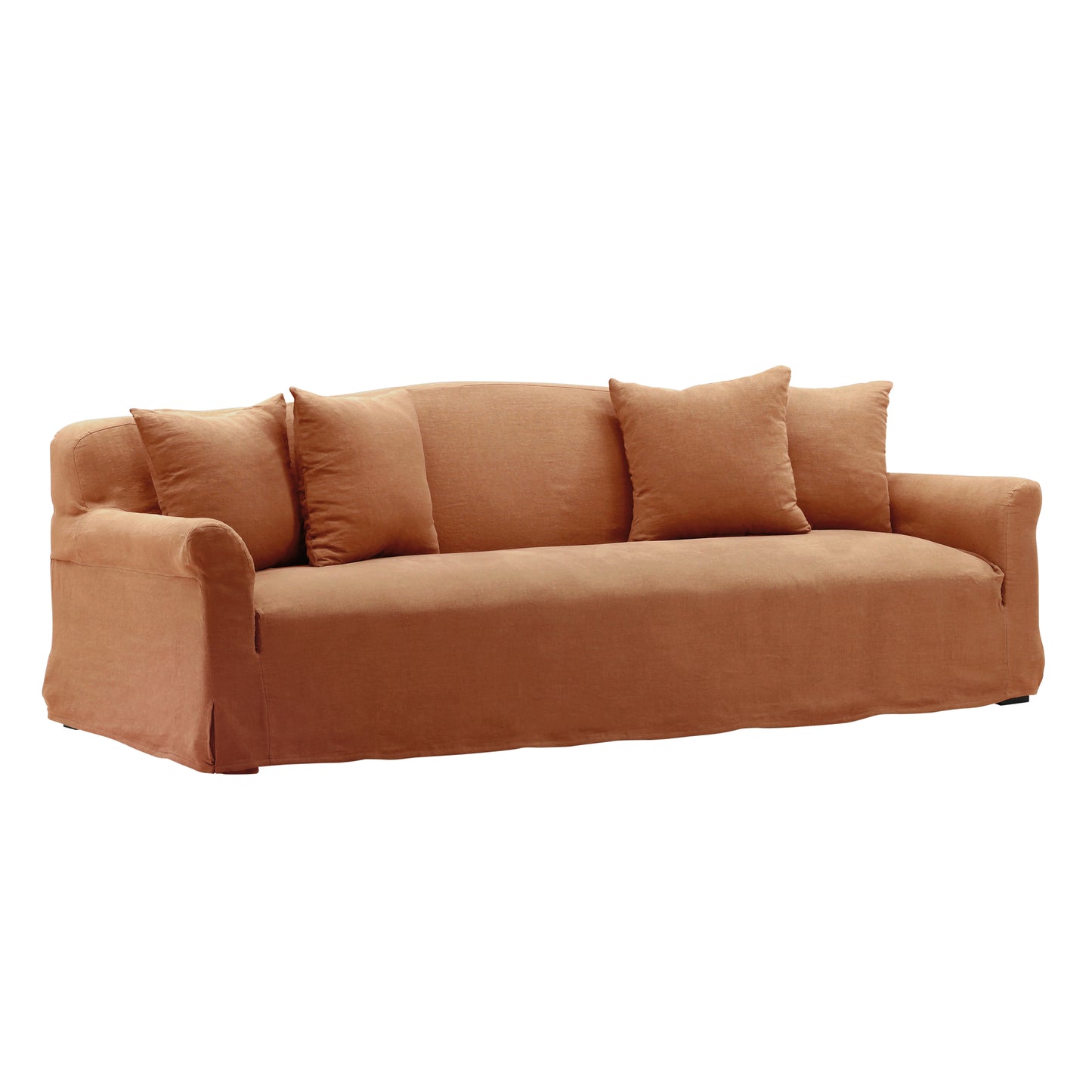 Everettette Slipcover Collection - Slipcover - 100% Linen Performance Fabric - Easton Sienna