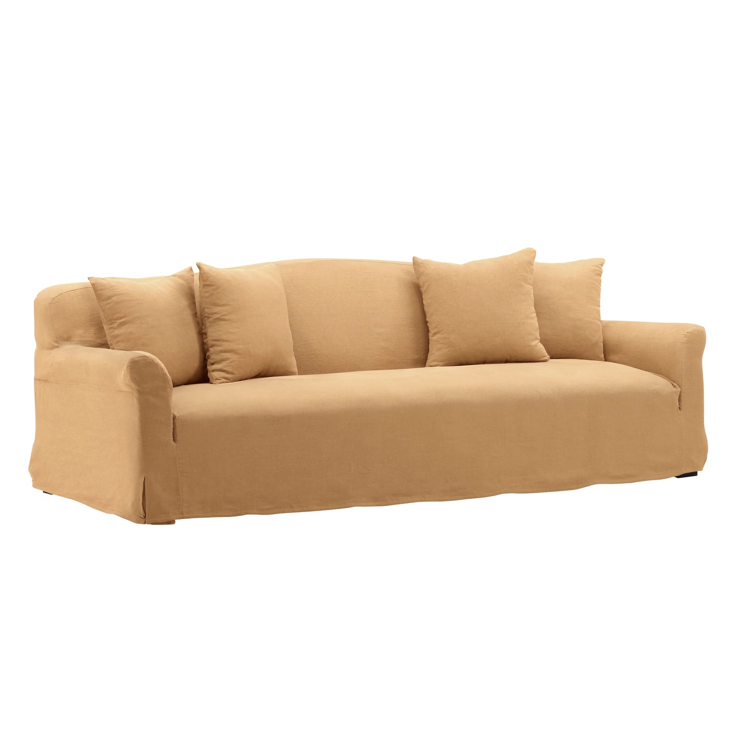 Valenciaette Slipcover Collection - Slipcover - 100% Linen Performance Fabric - Easton Wheat