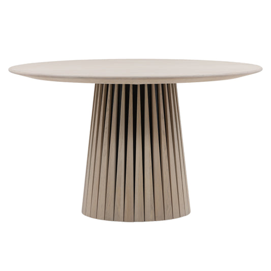 Augustine Dining Table - Oak Wood - Light Natural