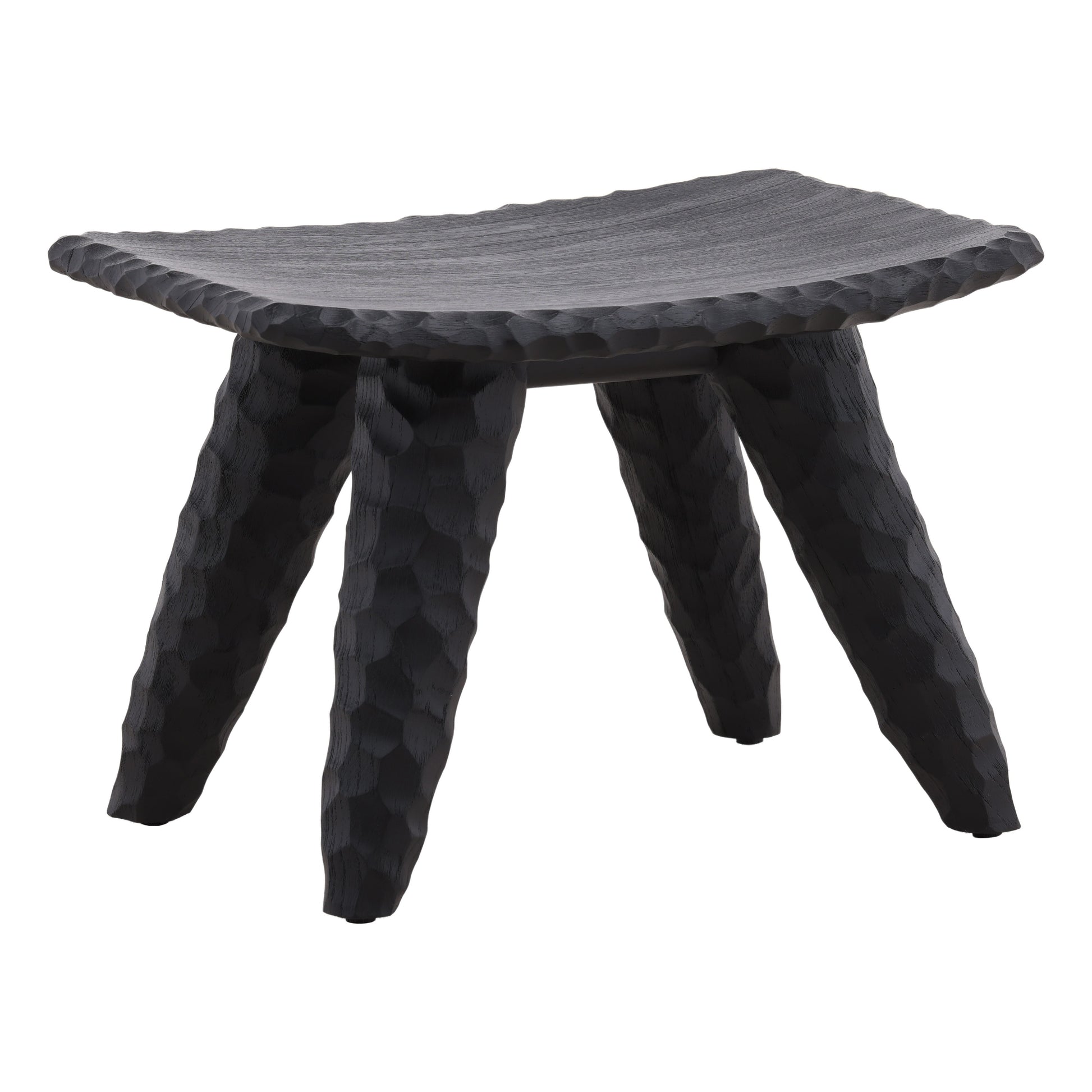 Valencia Stool - Mindi Wood - Black
