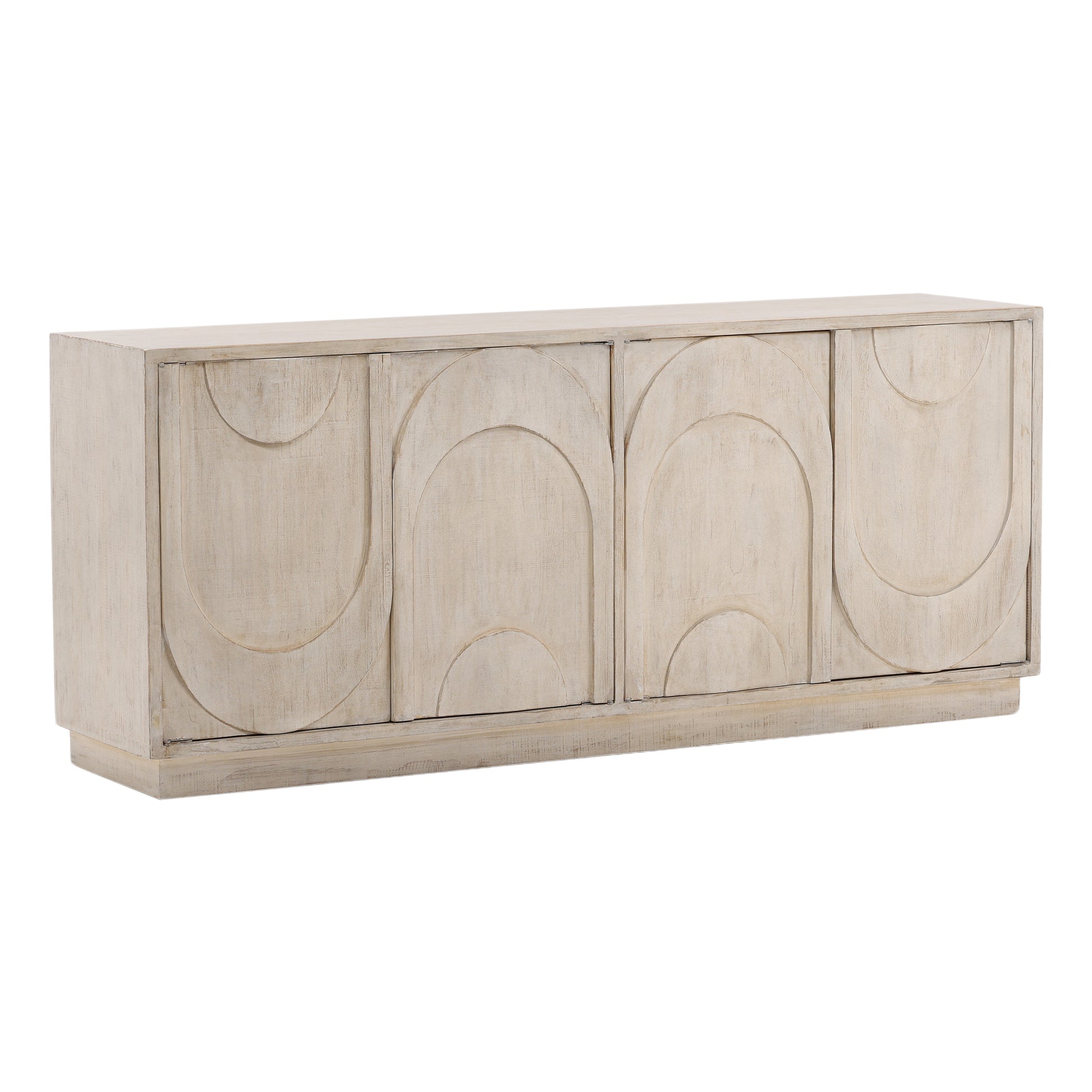 Isadoraus Sideboards and Media Stand - Reclaimed Pine Wood - Light Warm Wash