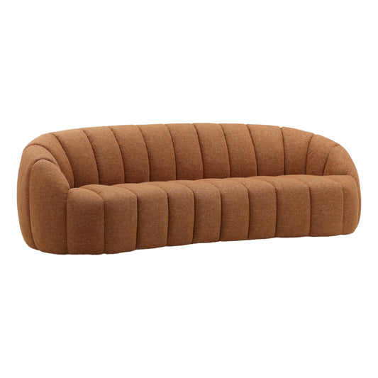 Annalisaette Sofa - Basketweave Fabric - Lola Ginger
