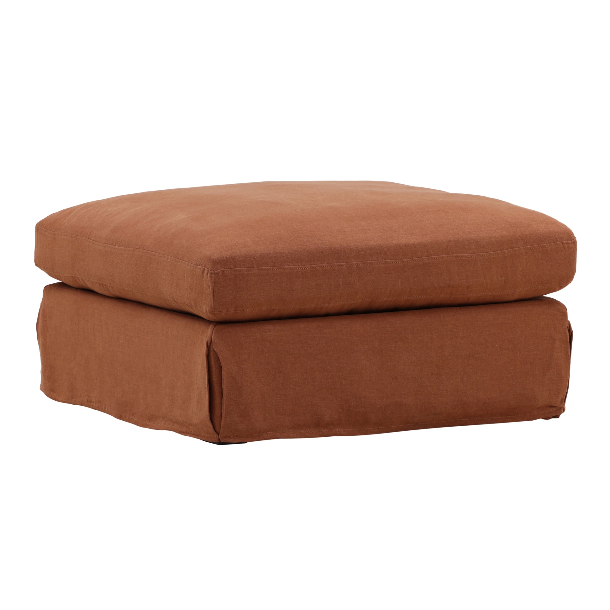 Henriettaus Slipcover Collection - Slipcover - 100% Linen Performance Fabric - Easton Sienna