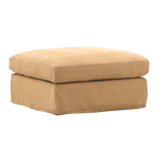 Henriettae Slipcover Collection - Slipcover - 100% Linen Performance Fabric - Easton Wheat